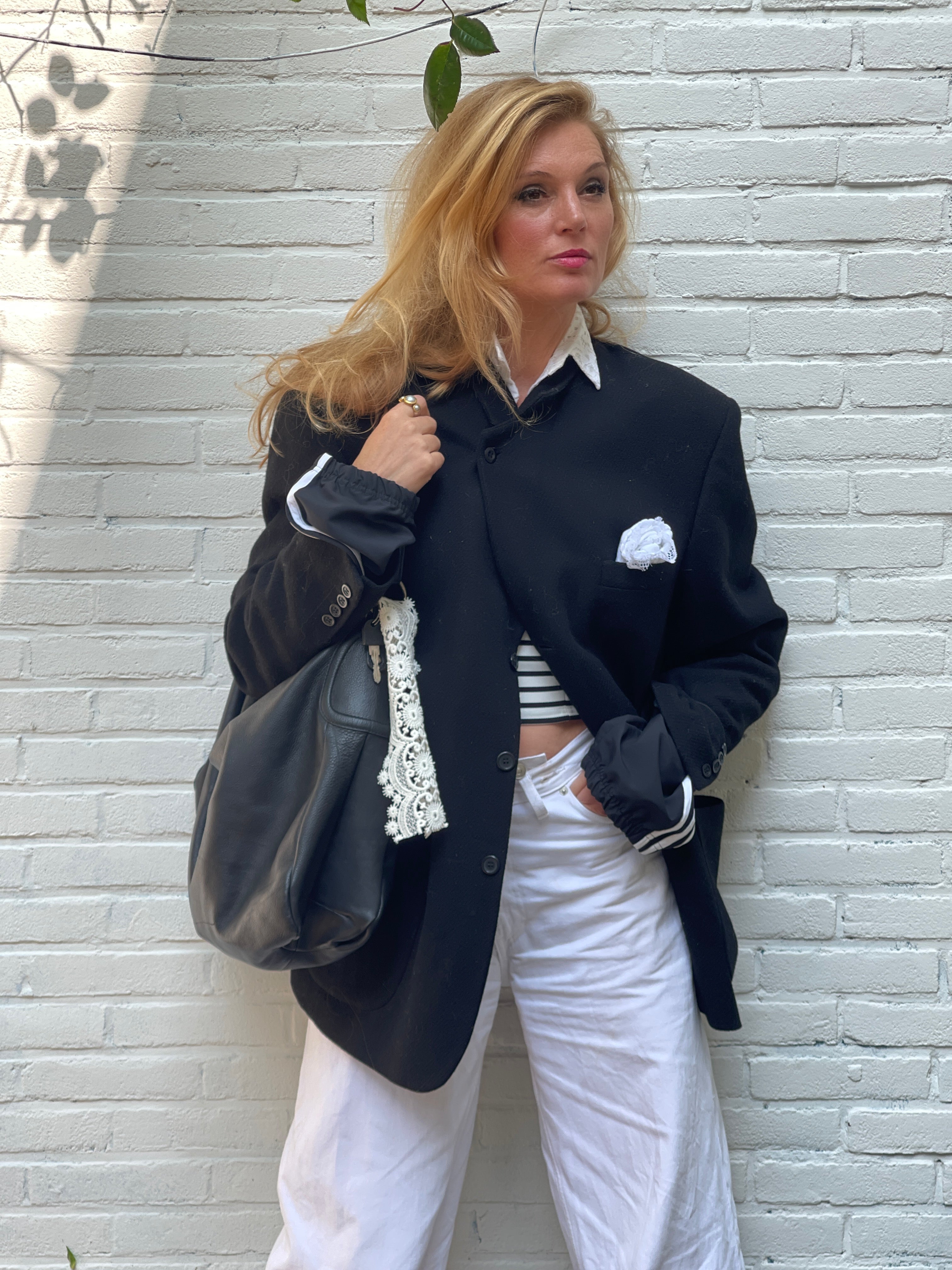 Vintage leather handbag
