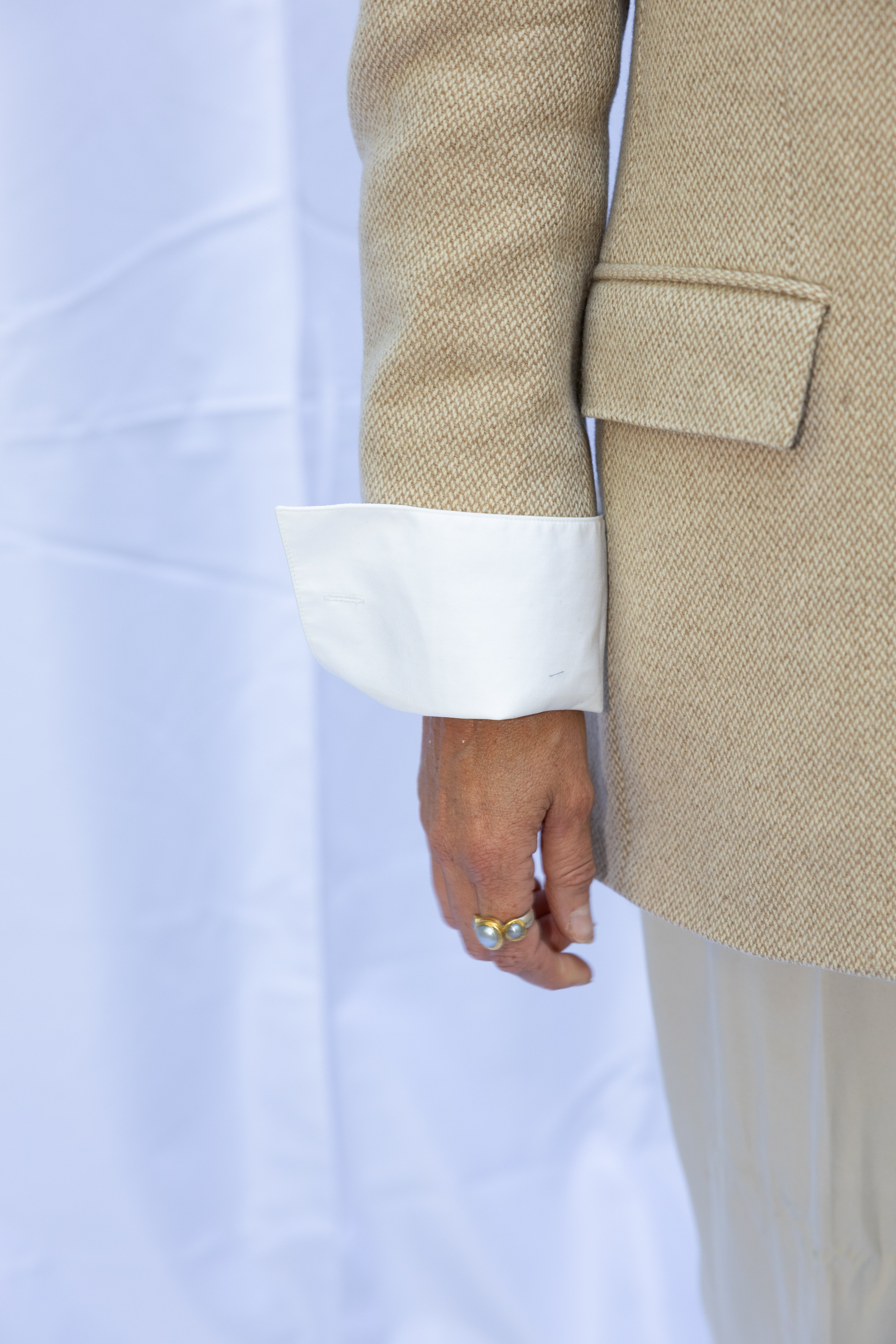 Herringbone Ralph Lauren blazer.