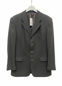 Charcol black suit by YSL.