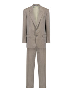 Mini check suit by YSL.
