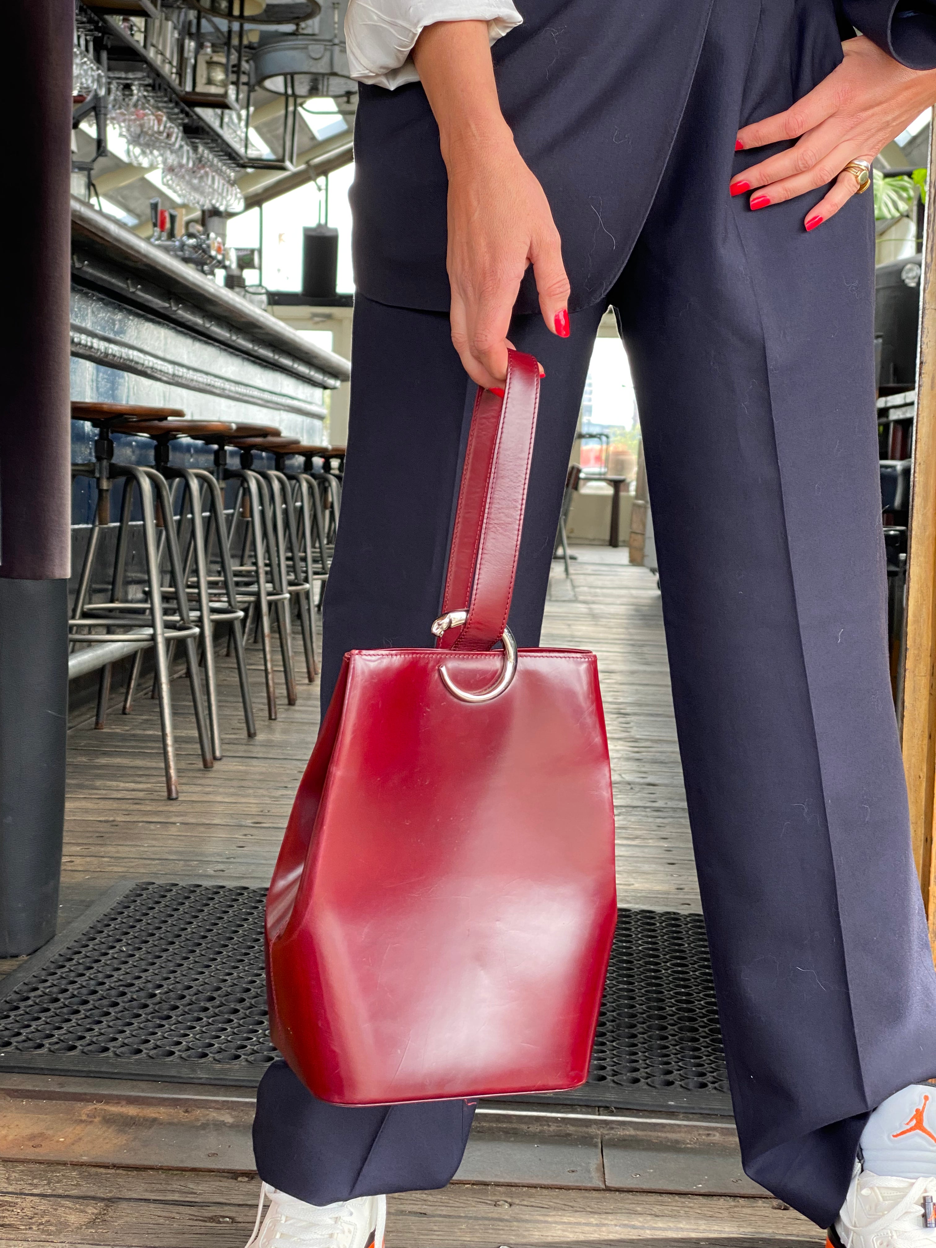 cartier leather backpack leather backpack Cartier. – kath-a-porter