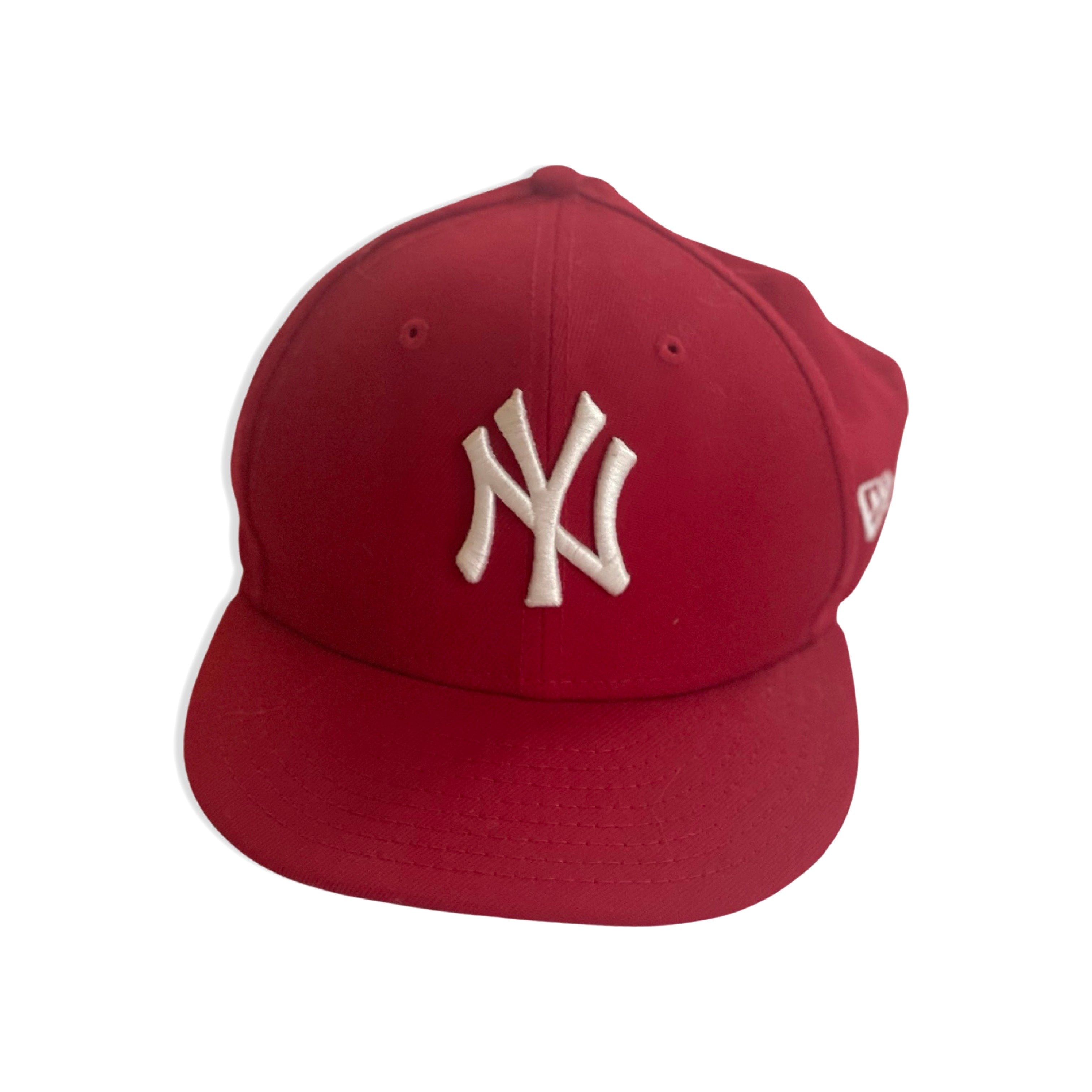 New York Yankees Cap in fire red.
