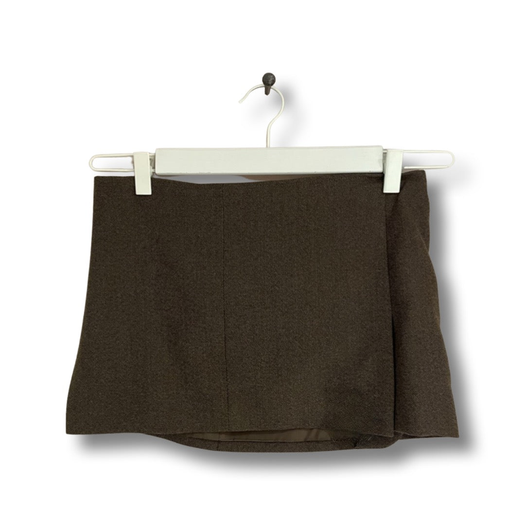 Brown YSL skirt.