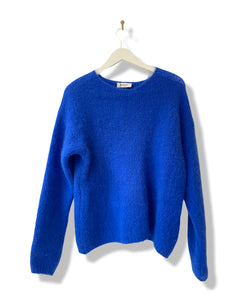 Royal blue soft sweater.