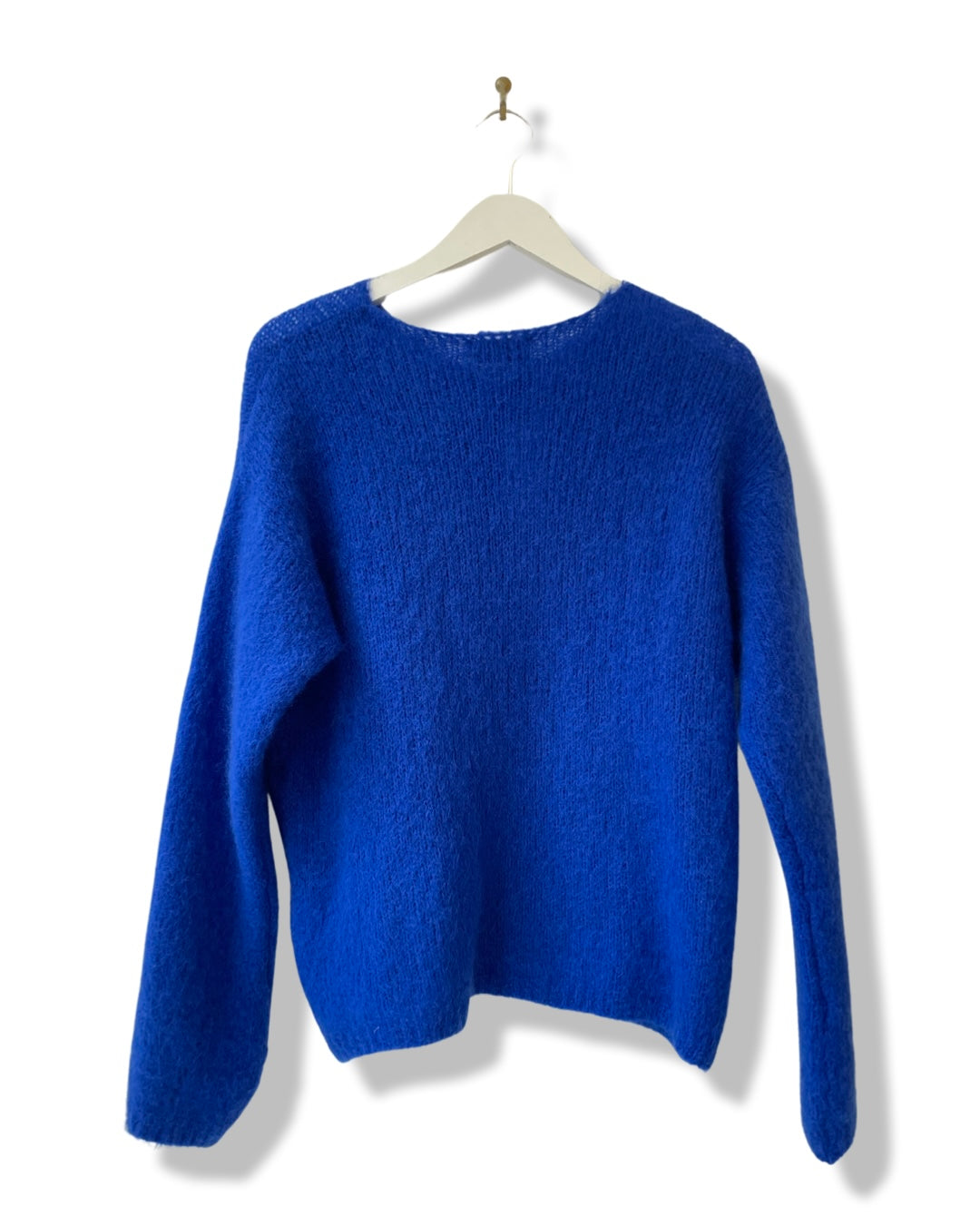 Royal blue soft sweater.